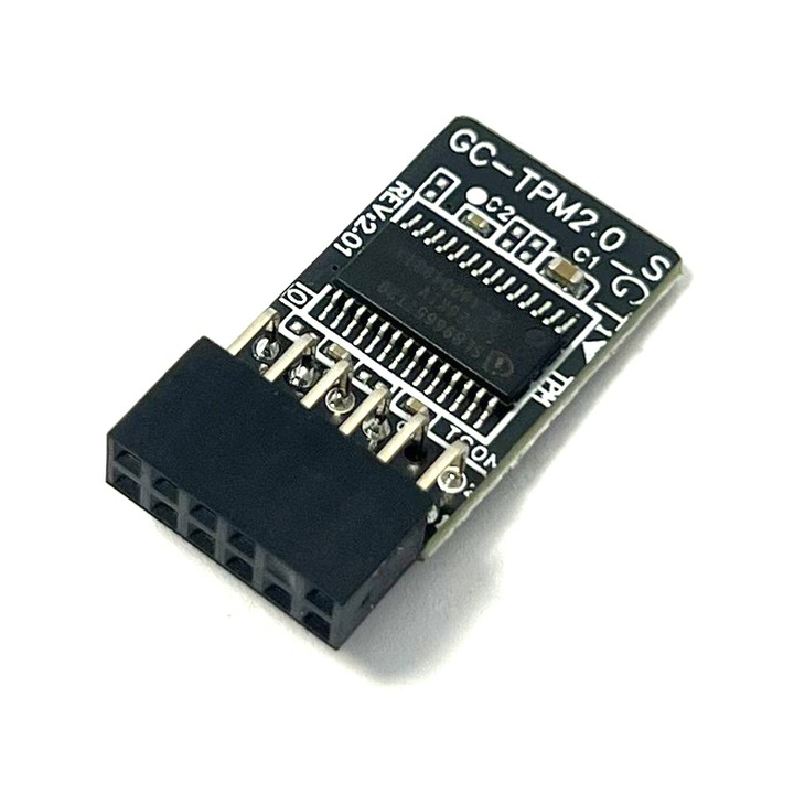 Gintai TPM2.0 Modul GC-TPM2.0_S LPC 12Pin pentru GIGABYTE H310M H370 B360 B360M Z370 Z370M Z390 X299 seria Placa de baza cu TPM2.0 Modul Infineon SLB9665