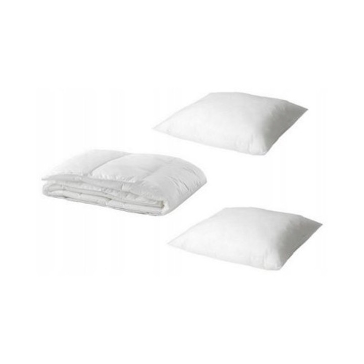 IKEA SILVERTOPP ágyneműgarnitúra, paplanhuzat 200x200cm + 2 párnahuzat 50x60cm, antiallergén, hűsítő