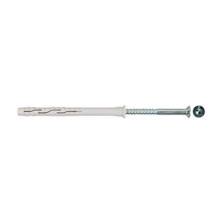 Diblu cu surub Torx T30, UN, 8x80mm, universal pentru beton si zidarie