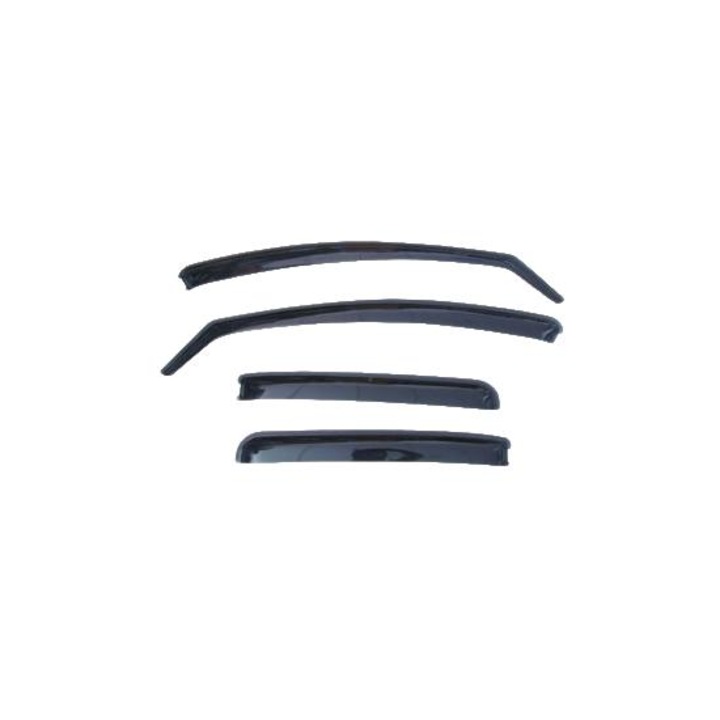 Set 4 paravanturi fata-spate, fumurii compatibile cu Dacia Logan I 4d 2004-2013