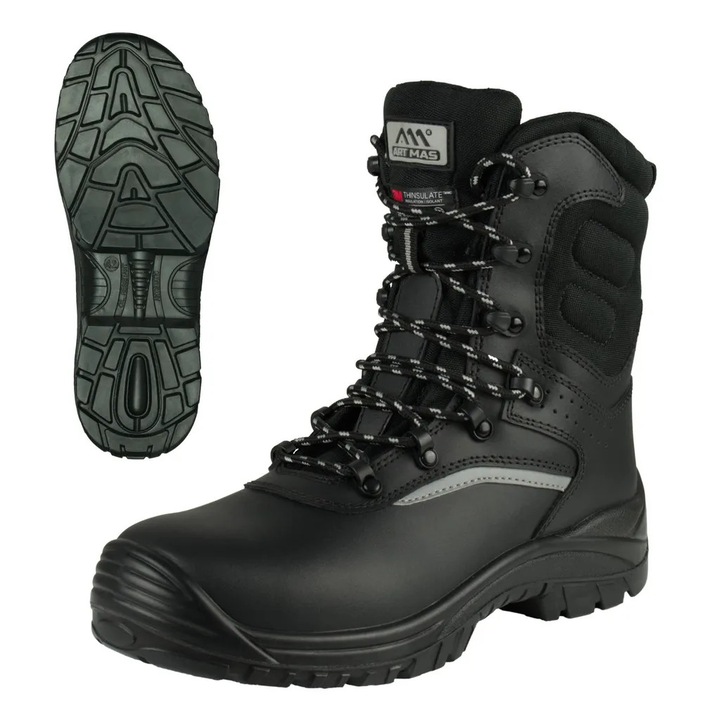 Bocanci de lucru, ART.MAS, Negru, Textil, 45