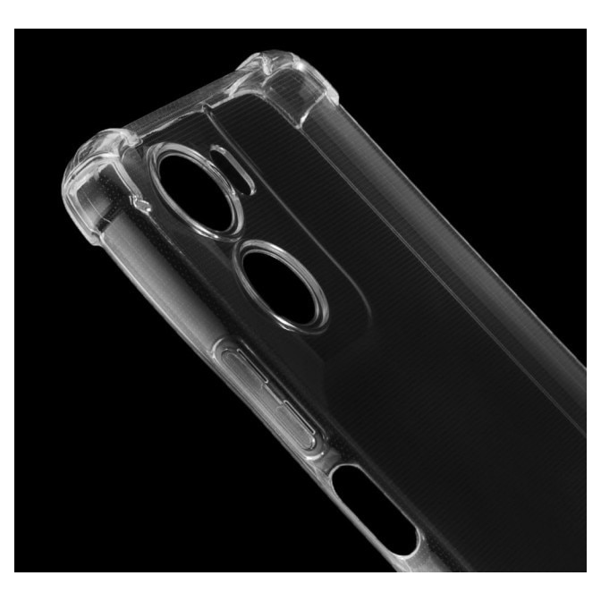 Husa Upzz® Shock Armor Compatibila Cu Motorola Moto G06, Protectie Sporita, Design Premium, Silicon, Transparenta