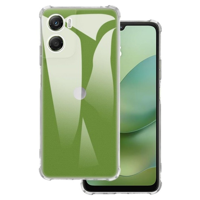 Husa Upzz® Shock Armor Compatibila Cu Motorola Moto G06, Protectie Sporita, Design Premium, Silicon, Transparenta