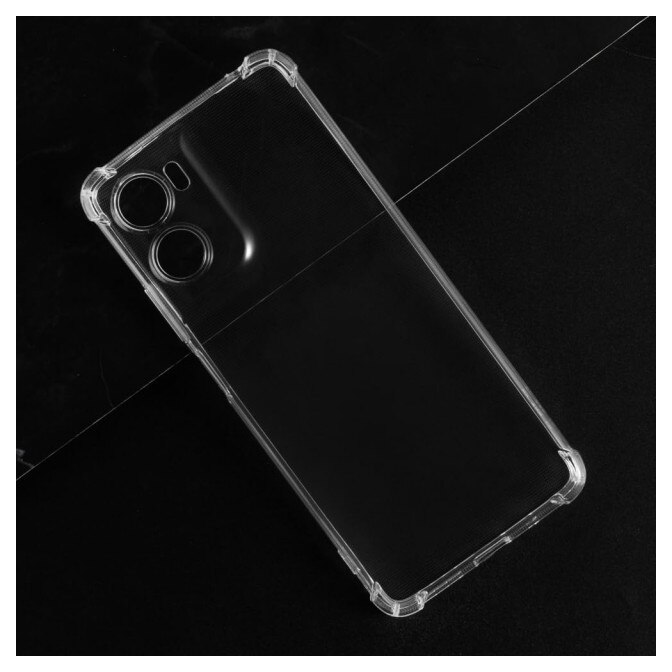 Husa Upzz® Shock Armor Compatibila Cu Motorola Moto G06, Protectie Sporita, Design Premium, Silicon, Transparenta
