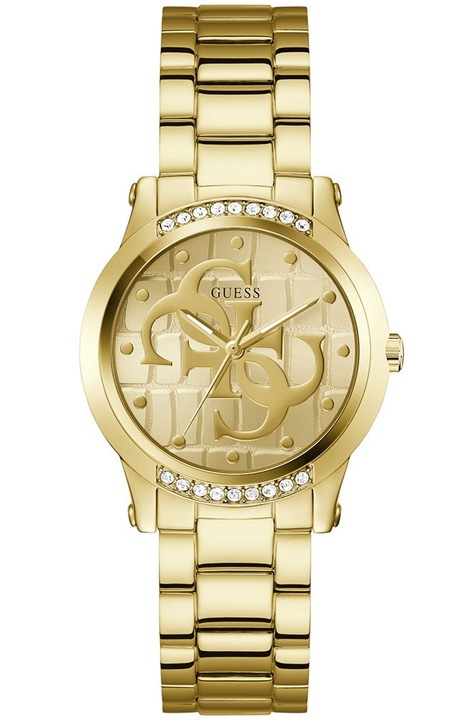 Ceas dama Guess GW0861L2, cu bratara metalica aurie, 36mm, culoare aurie