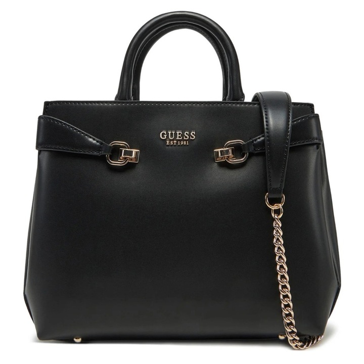 Geanta de dama Guess HWVG9639060-BLA, culoare neagra, model elegant