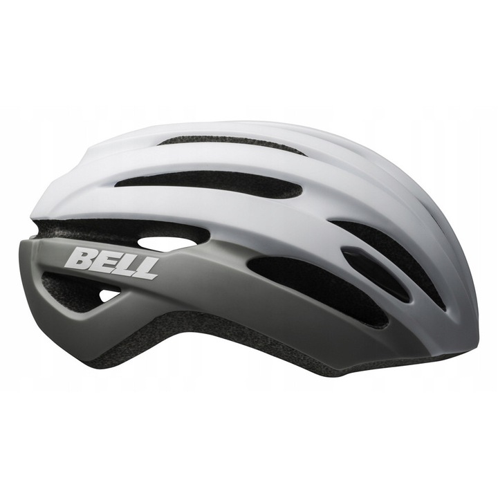 Bell Avenue MIPS kerékpáros sisak, fehér-szürke, S/M 50-57 cm, 18 szellőzőnyílás, súly 260g
