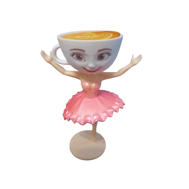 Кукла балерина Капучино, 11 см, Vision XXI