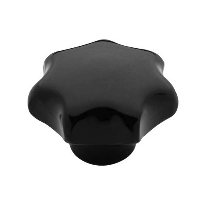 Maner stea, 40mm, negru, M12x63mm