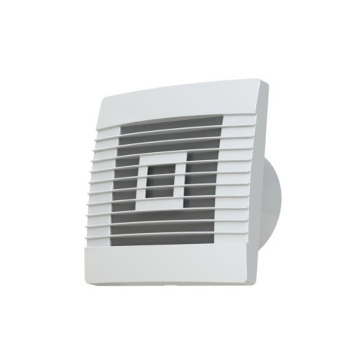 Ventilator baie AIR ROXY Prestige 120, cu jaluzea, senzor de miscare, culoare alba