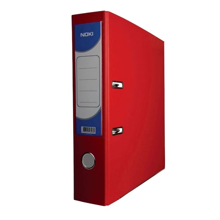 Библиорафт Пластифициран 7.5см Вишнев Noki