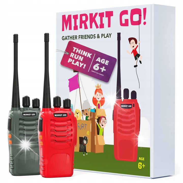 Gyermek játékkészlet 2 BF-888s walkie-talkie-val és 4 szabadtéri játékkal, többszínű