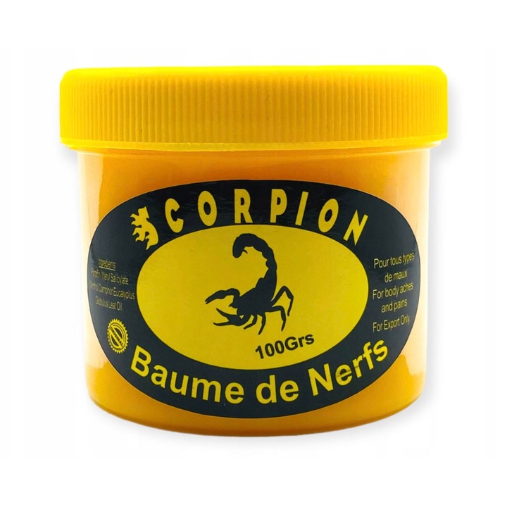 Fájdalomcsillapító balzsam skorpióméreg kivonattal, 100g, 6 darabos szett
