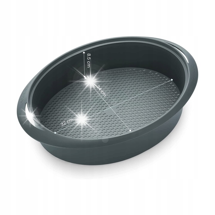 Accesoriu pentru Thermomix, Dublu nivel Varoma, BPA Free, gatit la aburi, 30x45cm