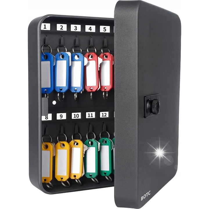 Kulcstartó doboz, BOTC, 48 kulcs, számzár