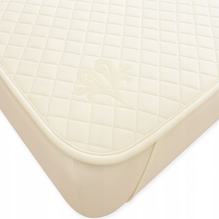 Protecție saltea STREFA SPANIA impermeabilă 90x200cm, bumbac, ecru, hipoalergenic