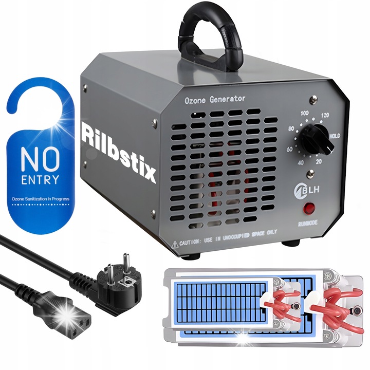 Generator de Ozon Rilbstix, 30000 mg/h, cu timer 1-120 min, portabil, pentru dezinfectie in locuinte si automobile