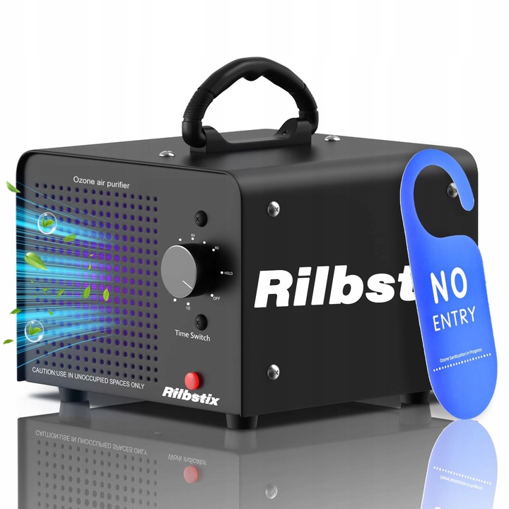 Generator de ozon Rilbstix, 60.000 mg/h, 9 tuburi quartz, pentru dezinfectie, compact, 110-230V