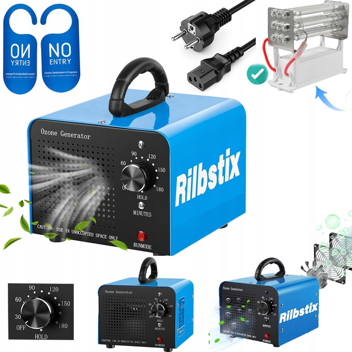 Generator de Ozon Rilbstix, 60000mg/h, design ergonomic, 110-150W
