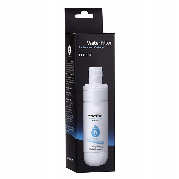 Filtru apa pentru frigider, Sunyeetek, LT1000P, elimina impuritati, pentru LG LT1000P-NEW,ADQ747935, LMXS28626S,46