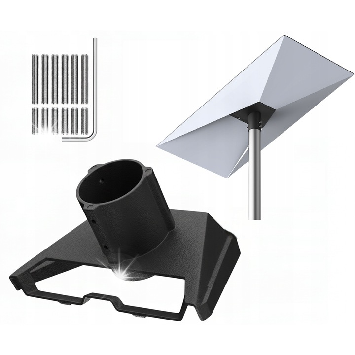 Адаптер за монтаж на антена Starlink Gen 3 V3, метален, за тръби