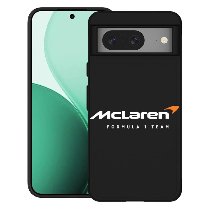 BestCase® Husa TPU Ultra Slim Compatibil cu Google Pixel 8, cu Design McLaren, 2100008 B 1876