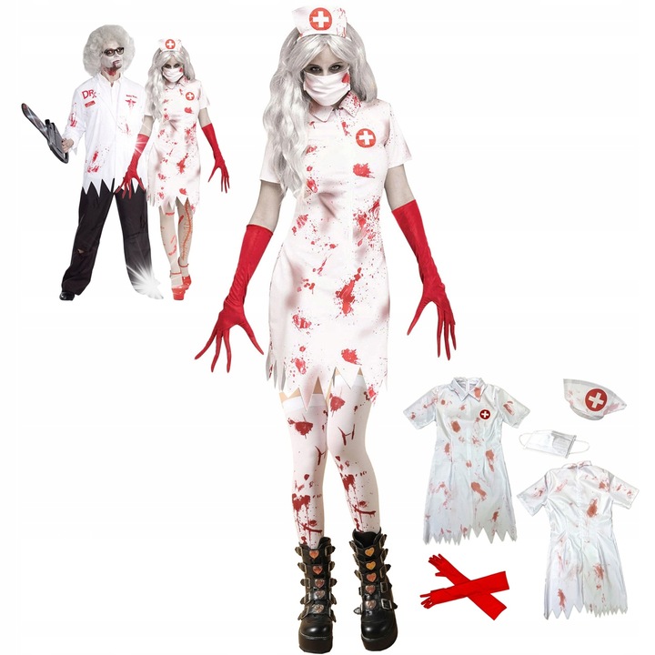 Costum Halloween, Elarionith, asistenta medicala