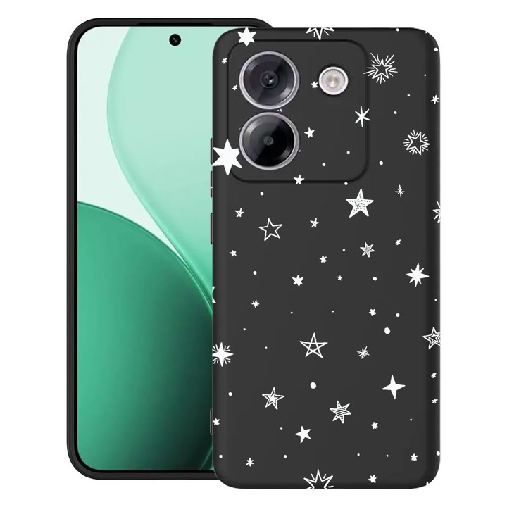BestCase® Husa TPU Ultra Slim Compatibil cu Poco M7 Pro 5G, cu Design Stars, 2100003 B 143