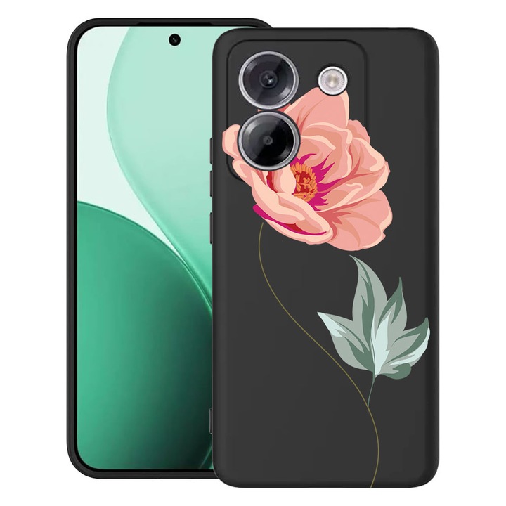 BestCase® Husa TPU Ultra Slim Compatibil cu Poco M7 Pro 5G, cu Design Rose, 2100003 B 127