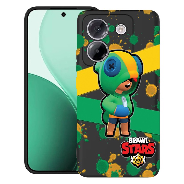 BestCase® Ултра тънък TPU калъф, съвместим с Poco M7 Pro 5G, с дизайн Brawl Stars, 2100003 B 647