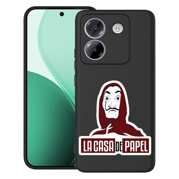 BestCase® Husa TPU Ultra Slim Compatibil cu Poco M7 Pro 5G, cu Design Money Heist, 2100003 B 719