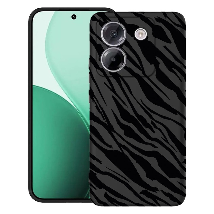 BestCase® Husa TPU Ultra Slim Compatibil cu Poco M7 Pro 5G, cu Design Zebra Pattern, 2100003 B 1059