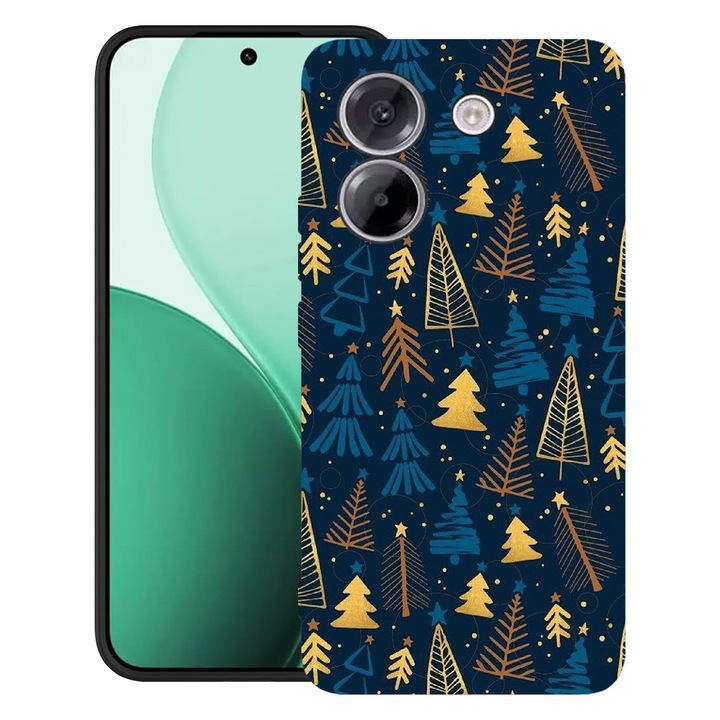 BestCase® Husa TPU Ultra Slim Compatibil cu Poco M7 Pro 5G, cu Design Xmas Pattern, 2100003 B 1365