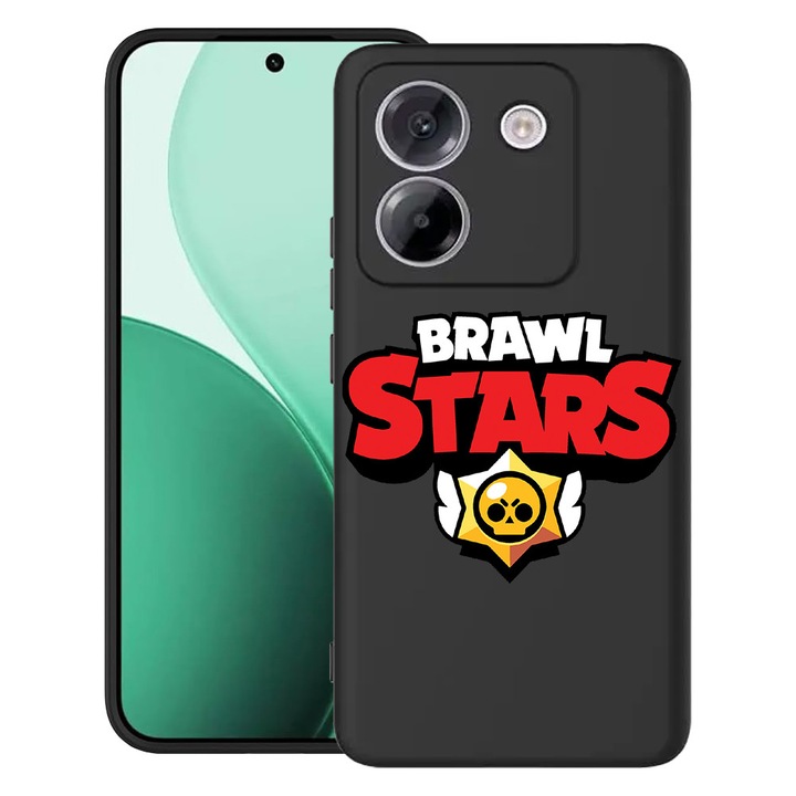 BestCase® Ултра тънък TPU калъф, съвместим с Poco M7 Pro 5G, с дизайн Brawl Stars, 2100003 B 1610