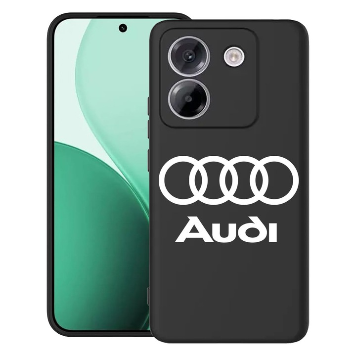 BestCase® Husa TPU Ultra Slim Compatibil cu Poco M7 Pro 5G, cu Design Audi, 2100003 B 1754