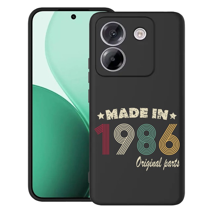 BestCase® Husa TPU Ultra Slim Compatibil cu Poco M7 Pro 5G, cu Design Original Parts 1986, 2100003 B 2003