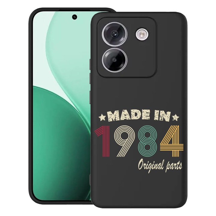 BestCase® Husa TPU Ultra Slim Compatibil cu Poco M7 Pro 5G, cu Design Original Parts 1984, 2100003 B 2001