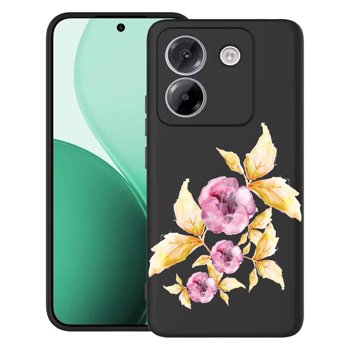 BestCase® Husa TPU Ultra Slim Compatibil cu Poco M7 Pro 5G, cu Design Pastel Flowers, 2100003 B 1893