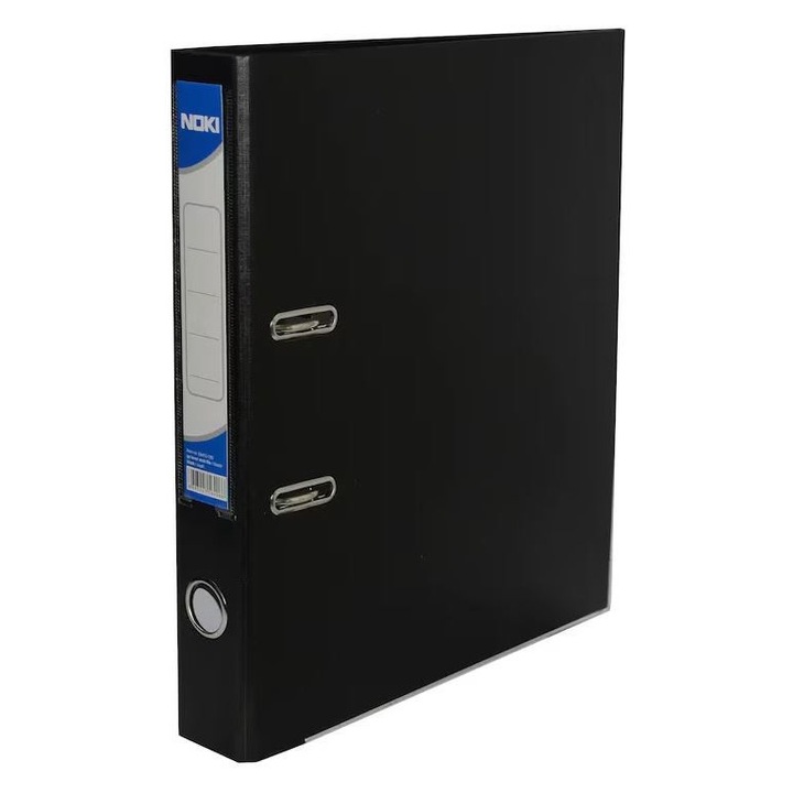 Biblioraft Plastifiat 7.5cm Noki, negru