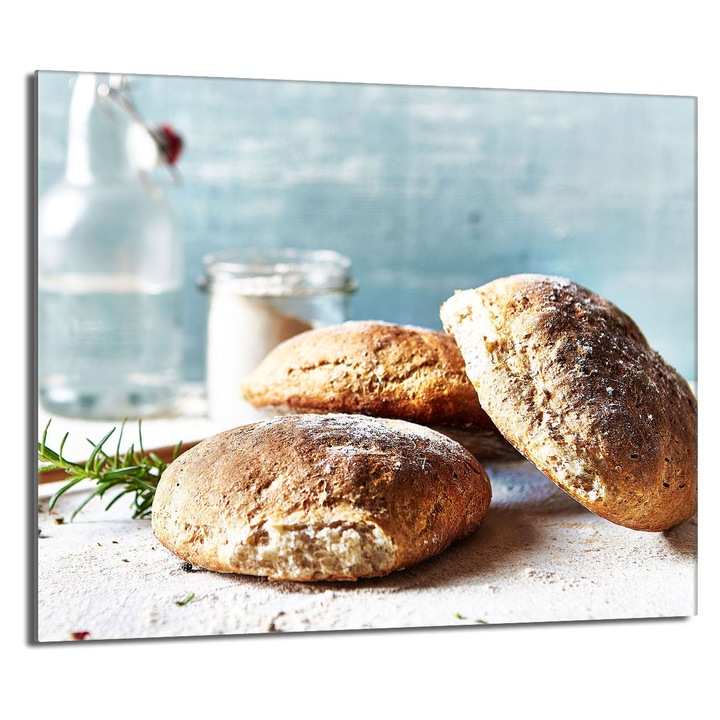 Placa de protectie din sticla pentru aragaz 60x52 TMK ArtDeko, rezistenta la temperaturi, usor de curatat, multicolor