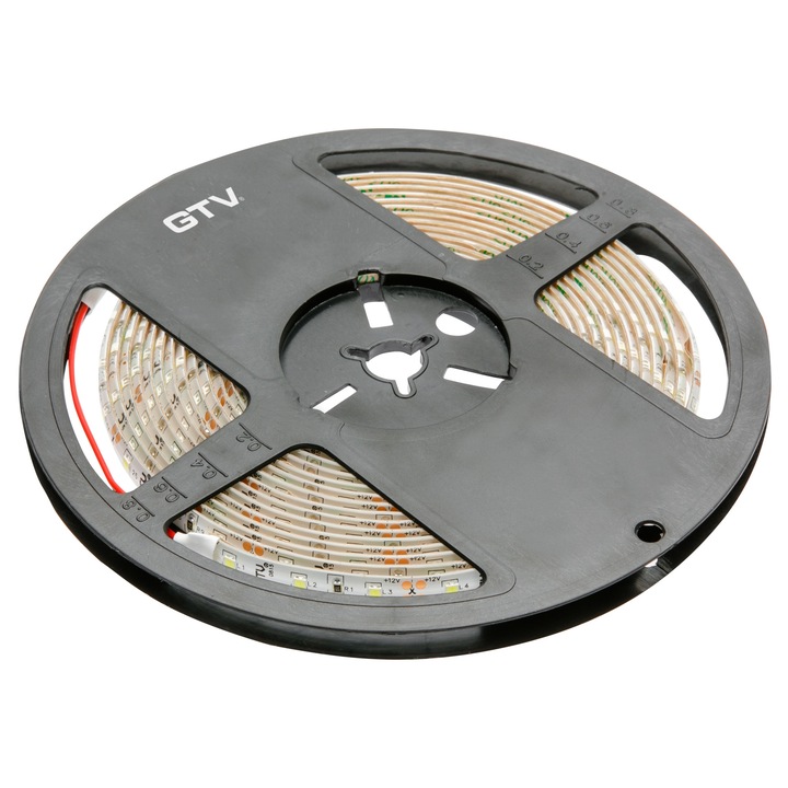 Banda LED Flash 2835, 300 LED, 6500K, Impermeabila, 8mm, 5m