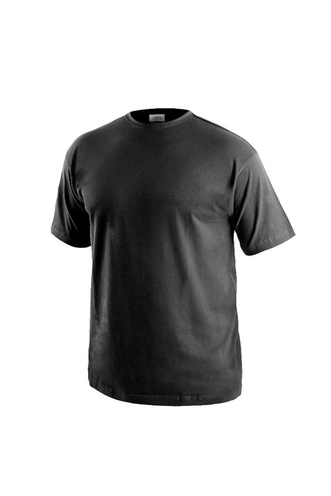 Tricou barbati, CXS, model Daniel 2710, bumbac 100%, negru, maneci scurte, decolteu rotund, L INTL