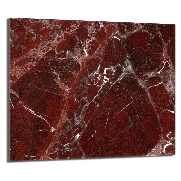 Placa de protectie din sticla pentru aragaz 60x52 TMK ArtDeko, marmura, multifunctionala, rezistenta la temperaturi ridicate