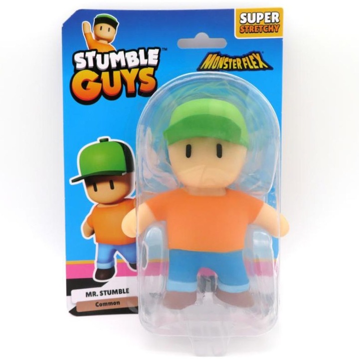 Figurina flexibila, Avaleea, Monster Flex S2, Mr Stumble, multicolor, 15x21x6cm