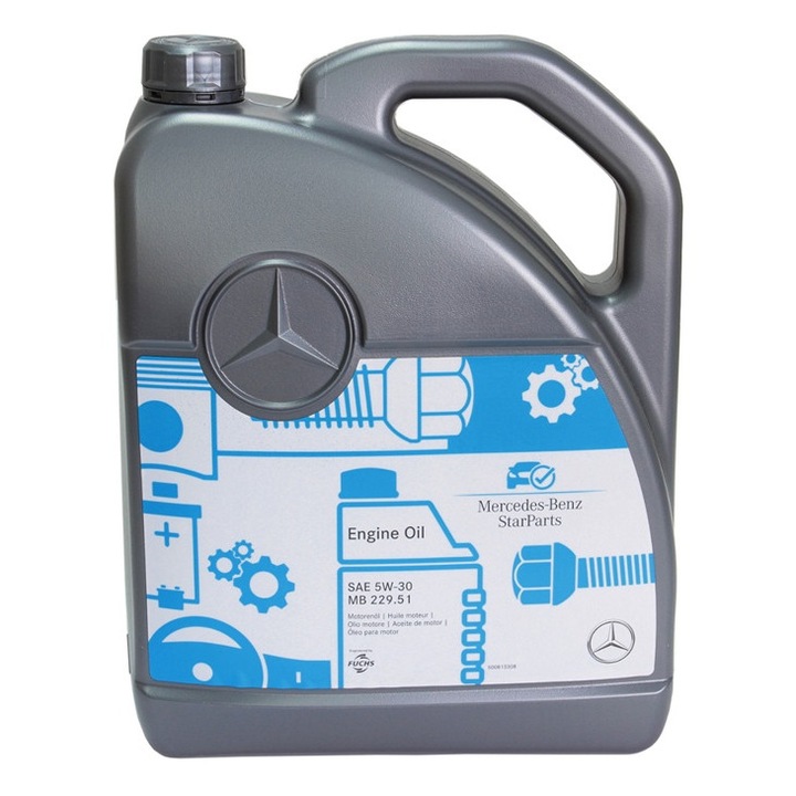 Ulei motor Mercedes 5W30, sintetic, 229.51, 5L A000989691013FSDW