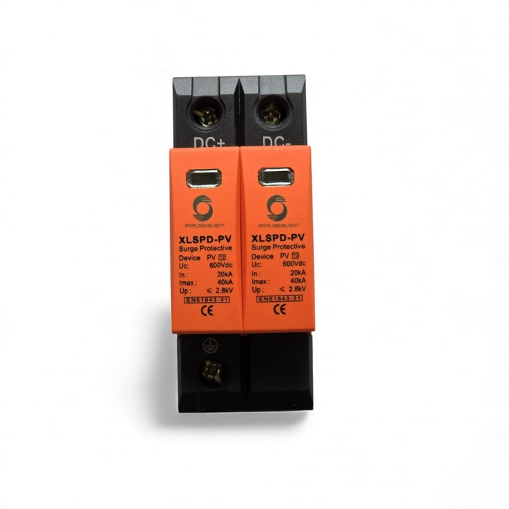 Descarcator supratensiune 600 VDC Panouri Fotovoltaice, SPD, Arestor