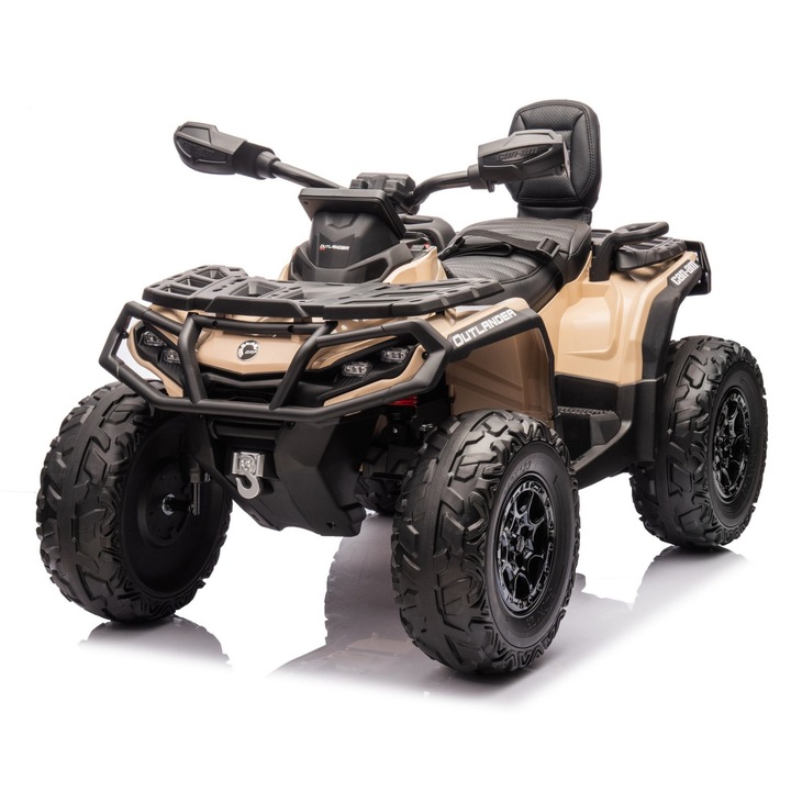 ATV electric pentru copii, Can Am, Outlander, 800W, khaki