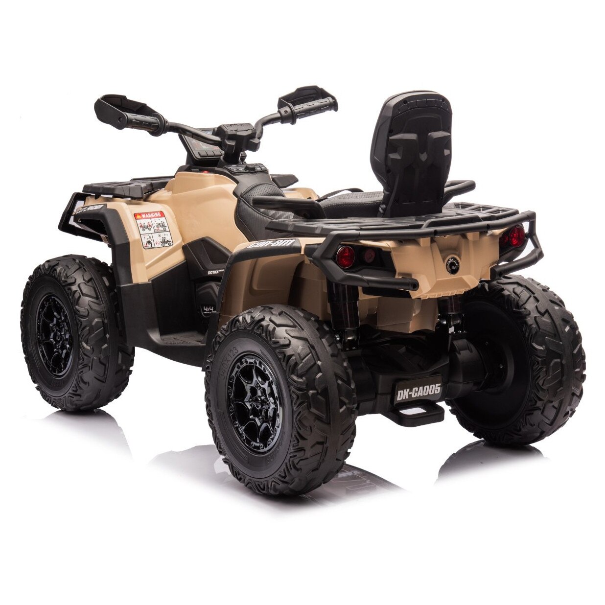 Atv Emag ATV electric pentru copii, Can Am, Outlander, 800W, khaki - eMAG.ro