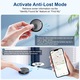 Dispozitiv anti-pierdere, Kimystam®, Find My Tracker, Acoperire Globala, urmarire in timp real, pentru copii, animale de companie, compatibil doar cu IOS, Negru