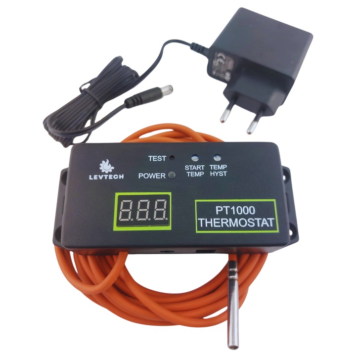 Releu de supraveghere temperatura cu senzor PT1000 - Termostat Levtech